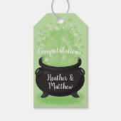 ベビーはブルーイング魔女シャワーハロウィーンありがとう ギフトタグ (正面)