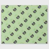 ベビーはブルーイング魔女シャワーハロウィーンキャルドロン ラッピングペーパー (フラット)