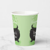 ベビーはブルーイング魔女シャワーハロウィーンキャルドロン 紙コップ (左)