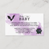 ベビーはブルーイング10月ベビーブックリクエストカード エンクロージャーカード (正面)