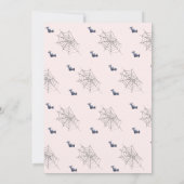 ベビーはブルーイング・ハロウィーン招待状 招待状 (裏面)