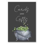 ベビーはブルーイング・ハロウィーン |カードとギフト テーブルナンバー (裏面)