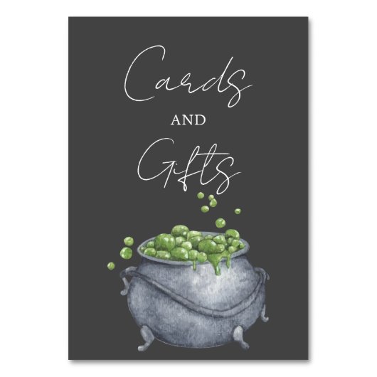 ベビーはブルーイング・ハロウィーン |カードとギフト テーブルナンバー (正面)