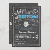 ベビーはブルーイング（少年）! 招待状 (正面/裏面)