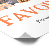 ベビーはブルーイングOrangeハロウィーンの好意 ポスター (角)