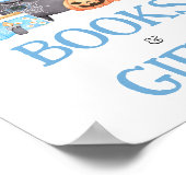 ベビーはブルーハロウィーンの本とギフトを造っている ポスター (角)