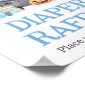 ベビーはブルーブルーハロウィンおむつラッフル ポスター (角)