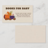 ベビーはベビーのための赤ちゃんシャワー本を醸造している エンクロージャーカード (正面/裏面)