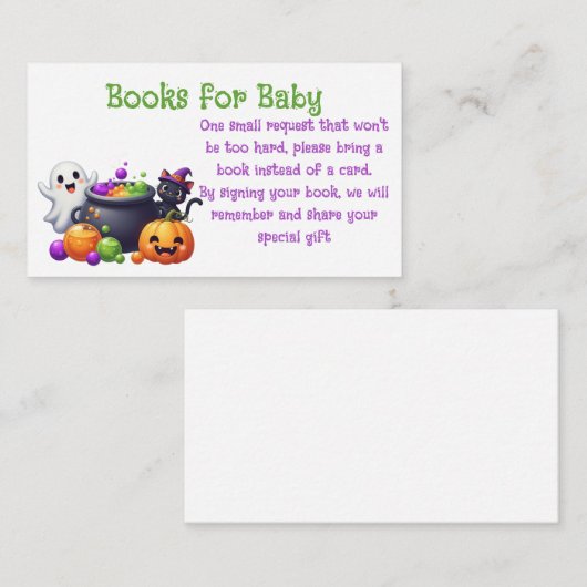 ベビーはベビーのための醸造本 エンクロージャーカード (正面/裏面)