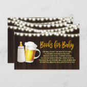 ベビーはベビーカード用の書籍の醸造 エンクロージャーカード (正面/裏面)