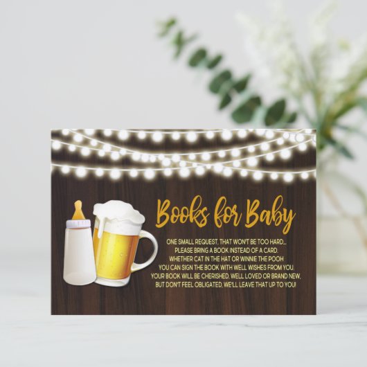 ベビーはベビーカード用の書籍の醸造 エンクロージャーカード (スタンド正面)