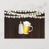 ベビーはベビーカード用の書籍の醸造 エンクロージャーカード (裏面)