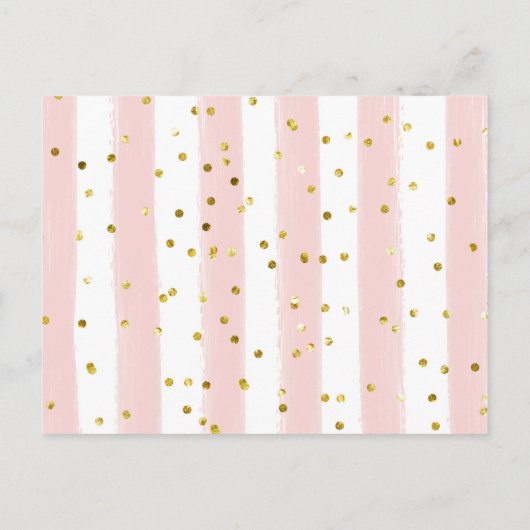 ベビーはベビーカード用の茶パーティーの本を醸造する インビテーションポストカード (裏面)