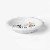 ベビーはボトルコーヒーグラス赤ちゃんシャワーを醸造している ペーパーボウル (傾斜あり)