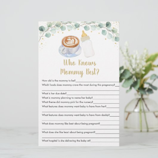 ベビーはママのゲームを知っているコーヒーを醸造してい最高のる (スタンド正面)