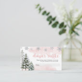 ベビーは冷たいアウトサイドガールおむつラッフル エンクロージャーカード (スタンド正面)