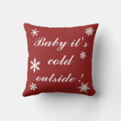 ベビーは冷たいアウトサイドレッドクッション クッション (裏面)