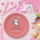 ベビーは冷たい外の赤ちゃんシャワー紙プレート ペーパープレート (パーティー)