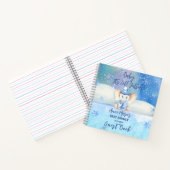 ベビーは冷たい外エレファントシャワーのゲストブック ノートブック (内部)