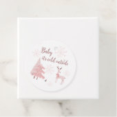 ベビーは外が冷たいメッセージカード フェイバータグ (インサイチュ)