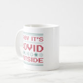 ベビーは外でコビディ コーヒーマグカップ (正面左)