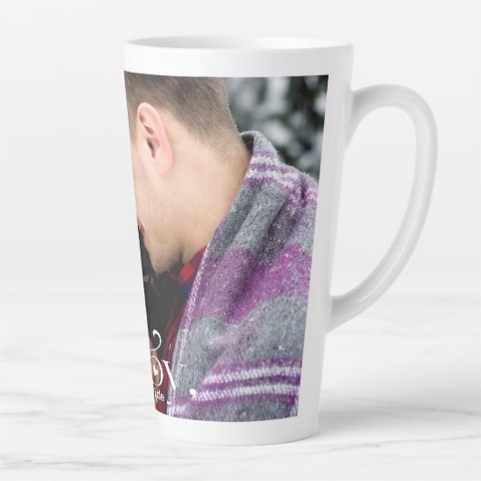 ベビーは寒い外ラテマグカップ カフェラテマグ (右)