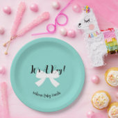 ベビーは少年だ！ブルーシャワーパーティー ペーパープレート (パーティー)