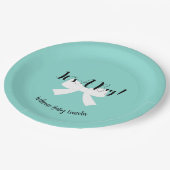 ベビーは少年だ！ブルーシャワーパーティー ペーパープレート (アングル)