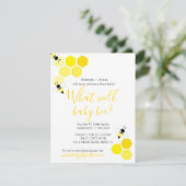 ベビーは性別を明らかにする 招待状 (スタンド正面)