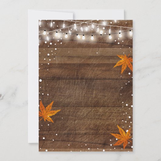 ベビーは木素朴ビール赤ちゃんシャワーを醸造する 招待状 (裏面)