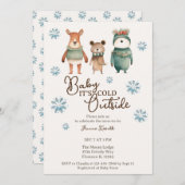 ベビーは森の外は寒い 招待状 (正面/裏面)