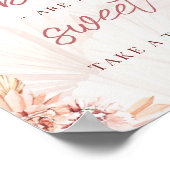 ベビーは甘いテイクトリートボホベージュベイビーシャワー ポスター (角)