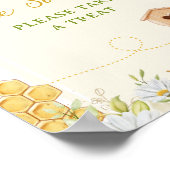 ベビーは甘いテイクトリート(昆虫)マルハナバチ赤ちゃんシャワー ポスター (角)