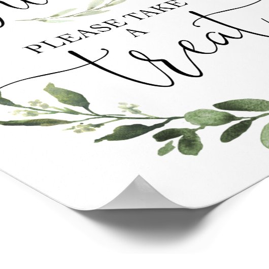 ベビーは甘いトリートカボチャを取って秋 ポスター (角)