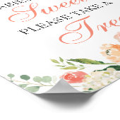 ベビーは甘いトリートフローラサインを取って ポスター (角)