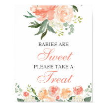 ベビーは甘いトリートフローラサインを取って