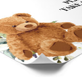 ベビーは甘いトリートベア緑のシャワー ポスター (角)