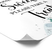 ベビーは甘いトリートレッドトラックサインを取る ポスター (角)