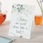 ベビーは甘いユーカリ赤ちゃんシャワー 台座サイン (インサイチュ)