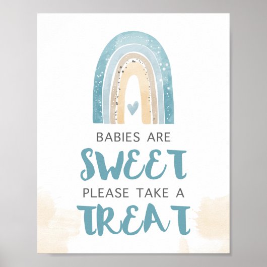 ベビーは甘いレインボーサインをお楽しみください ポスター (正面)