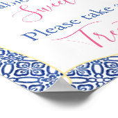 ベビーは甘いレモンのシャワーを楽しんで ポスター (角)