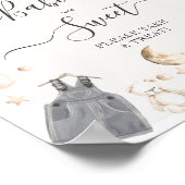 ベビーは甘い服Boho Gender Reveal ポスター (角)