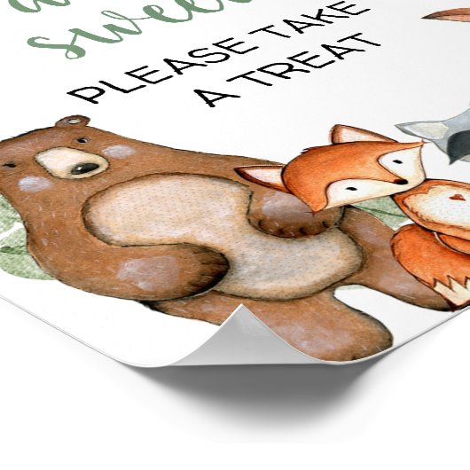 ベビーは甘い木の国の好意の印を取る ポスター (角)