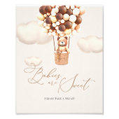 ベビーは甘い看板を取って下さい フォトプリント (正面)