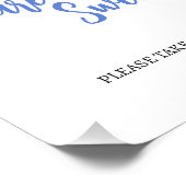 ベビーは甘い看板を取って下さい フォトプリント (角)