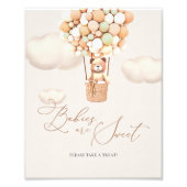 ベビーは甘い看板を取って下さい フォトプリント (正面)