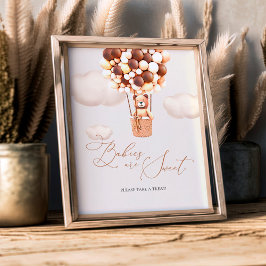 ベビーは甘い看板を取って下さい フォトプリント           