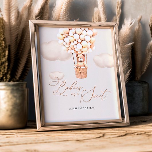 ベビーは甘い看板を取って下さい フォトプリント