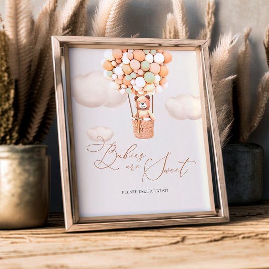 ベビーは甘い看板を取って下さい フォトプリント