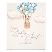 ベビーは甘い看板を取って下さい フォトプリント            (正面)